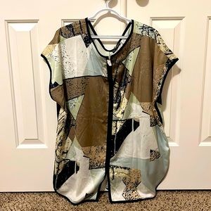 Lysee New York- Quarter Zip Poncho. Size L/XL. Brand New- no tags.